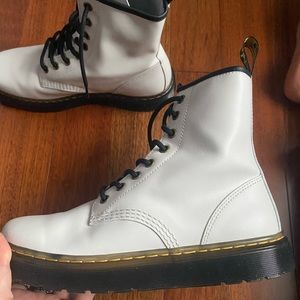 White Dr Martens 1460